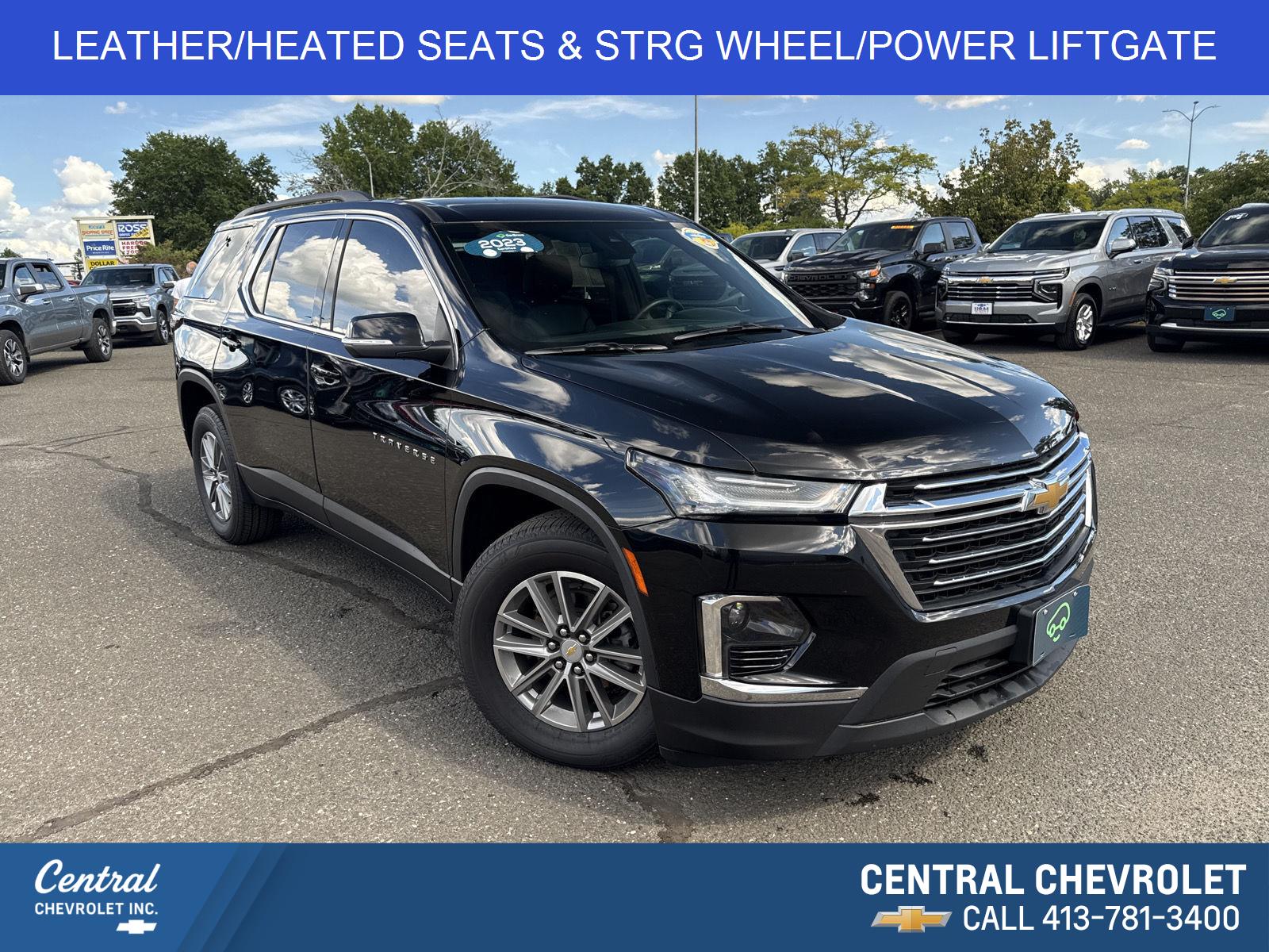 Mosaic Black Metallic 2023 Chevrolet Traverse SUV / Crossover Four-Wheel Drive Automatic