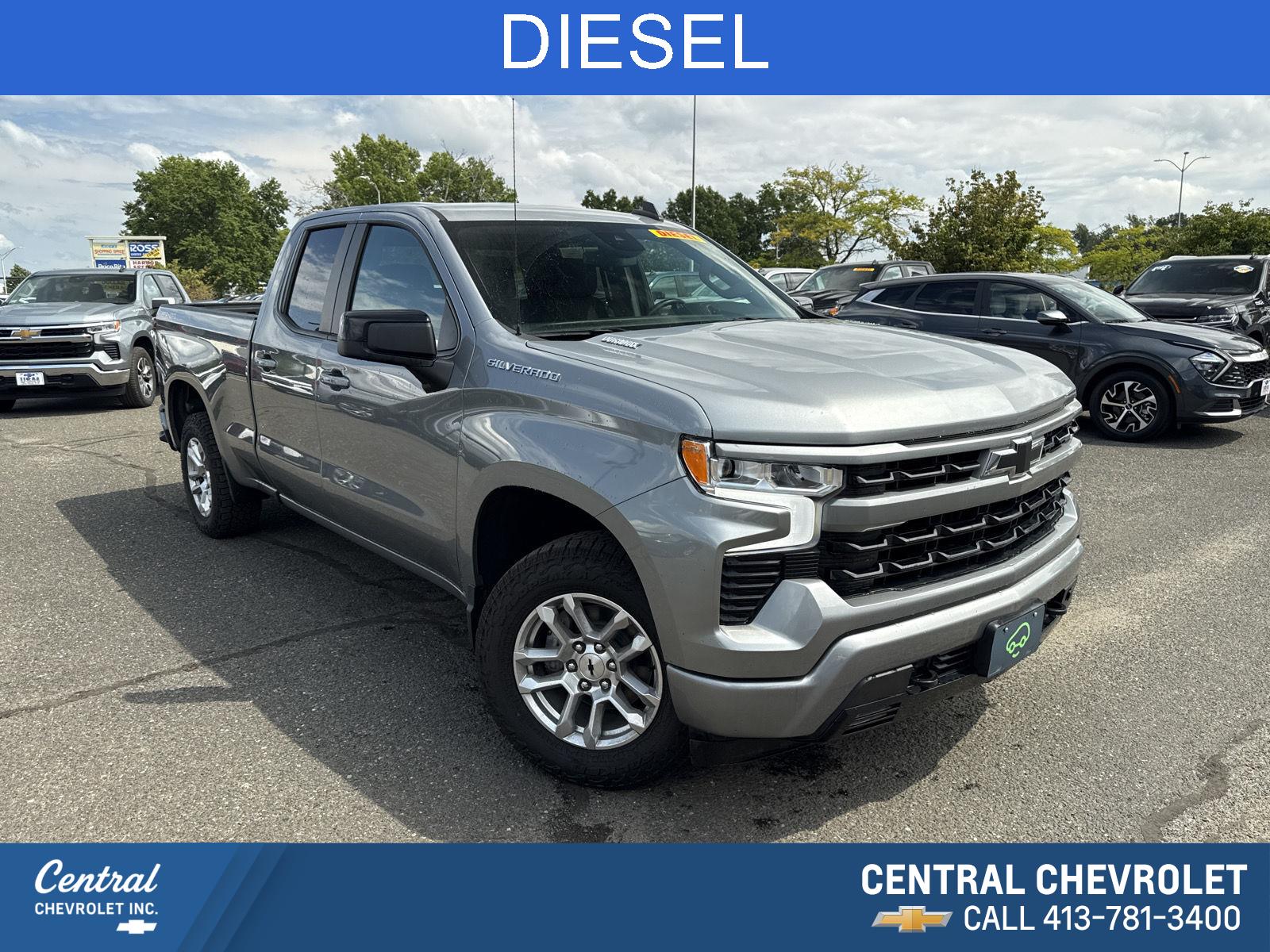 Sterling Gray Metallic 2023 Chevrolet Silverado 1500 Pickup Truck Four-Wheel Drive Automatic