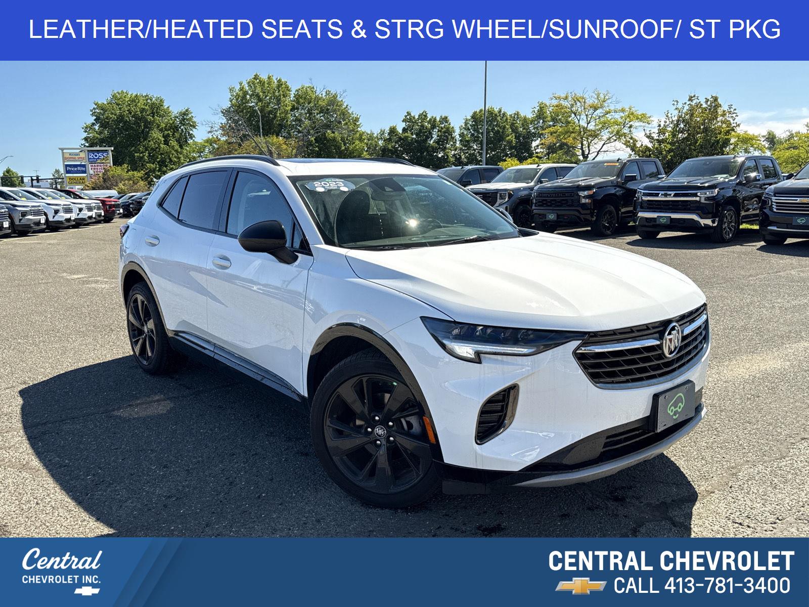 Summit White 2023 Buick Envision SUV / Crossover All-Wheel Drive 9-Speed Automatic