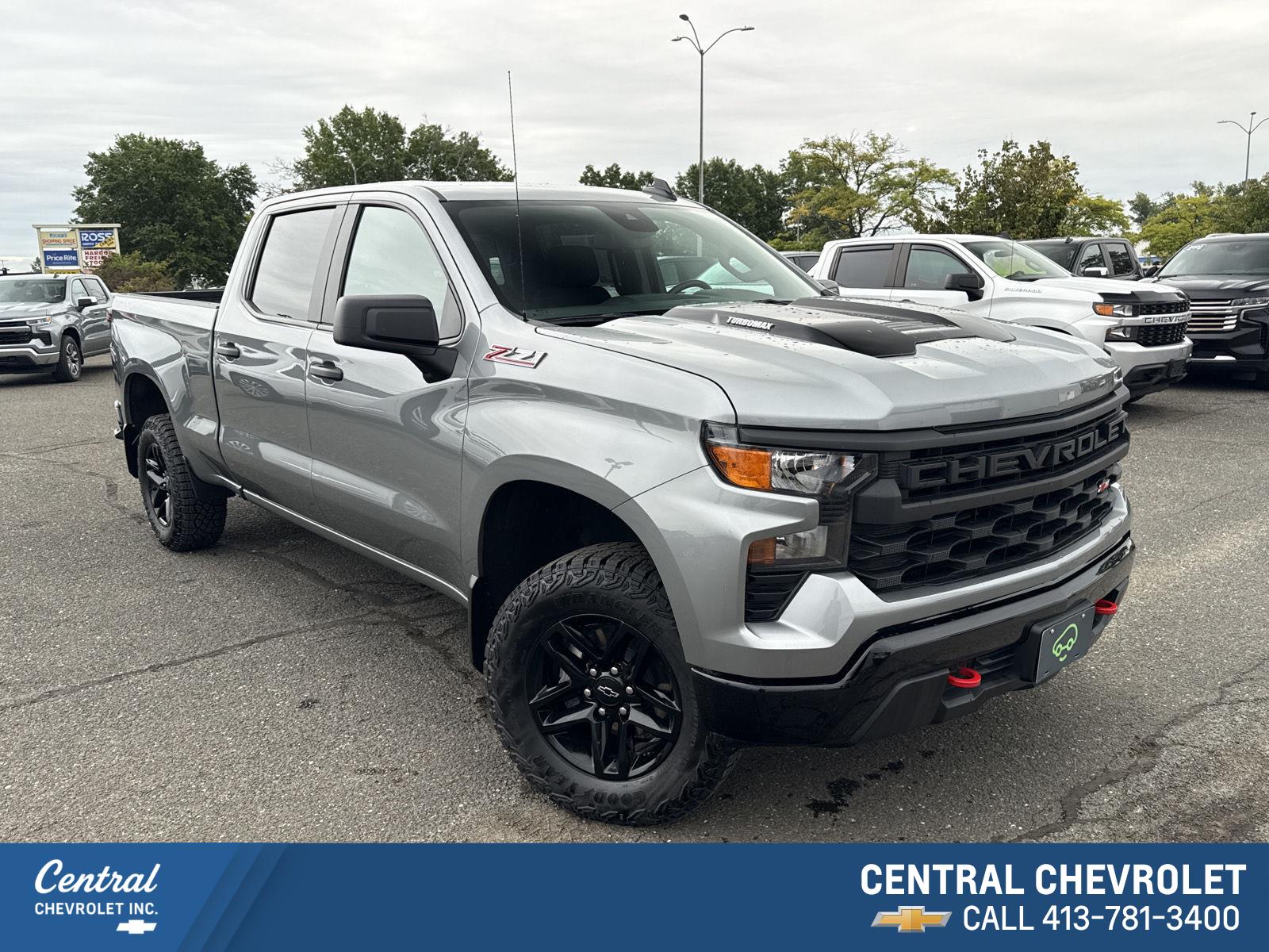 Sterling Gray Metallic 2026 Chevrolet Silverado 1500 Pickup Truck Four-Wheel Drive 8-Speed Automatic
