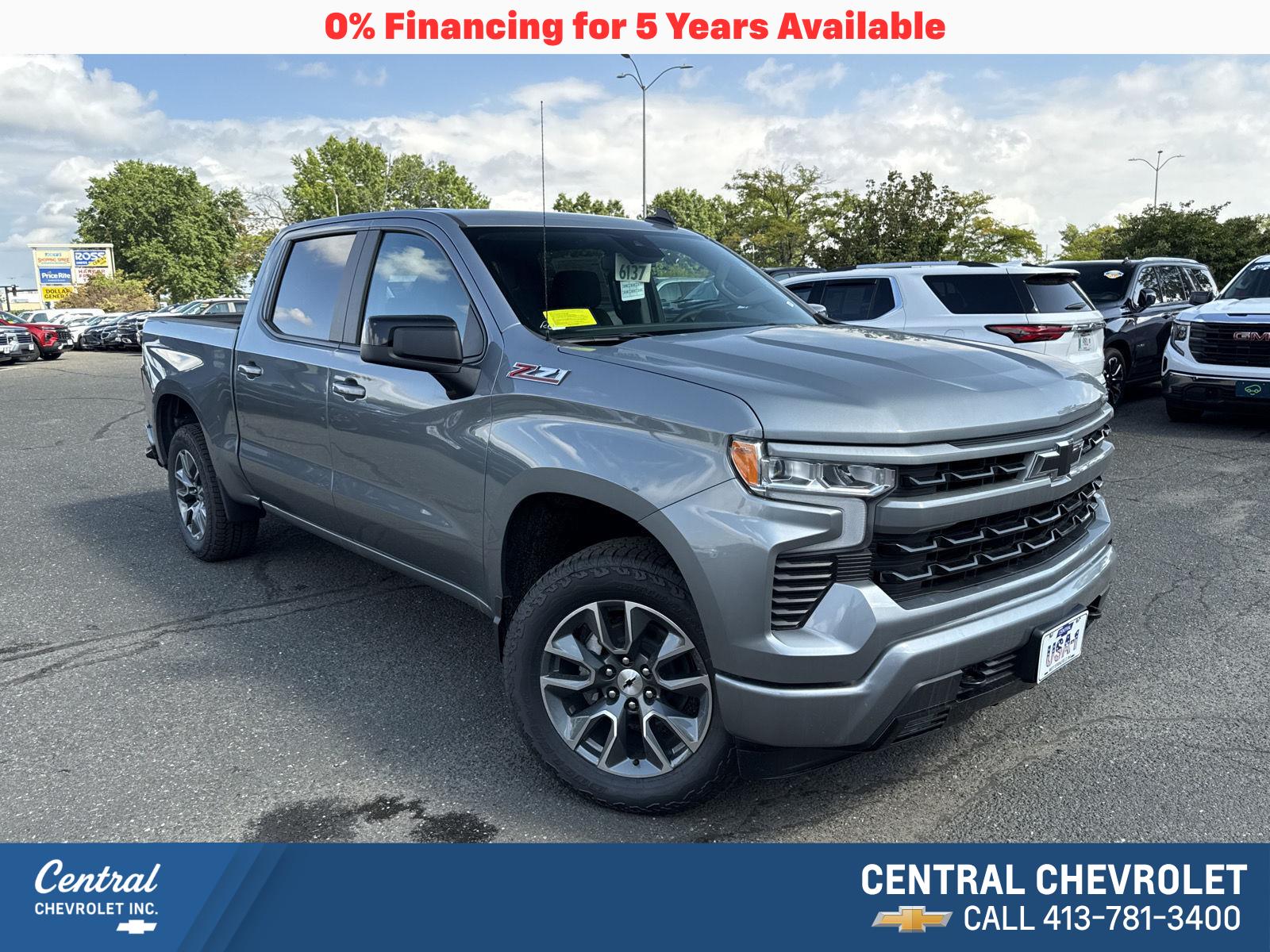Sterling Gray Metallic 2026 Chevrolet Silverado 1500 Pickup Truck Four-Wheel Drive Automatic