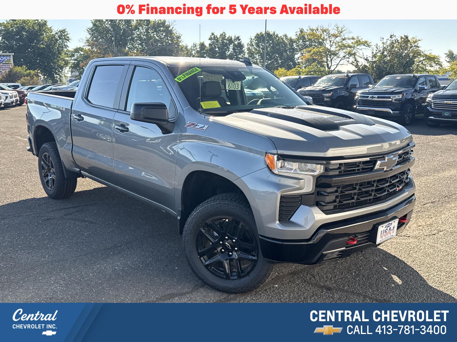 Sterling Gray Metallic 2026 Chevrolet Silverado 1500 Pickup Truck Four-Wheel Drive Automatic