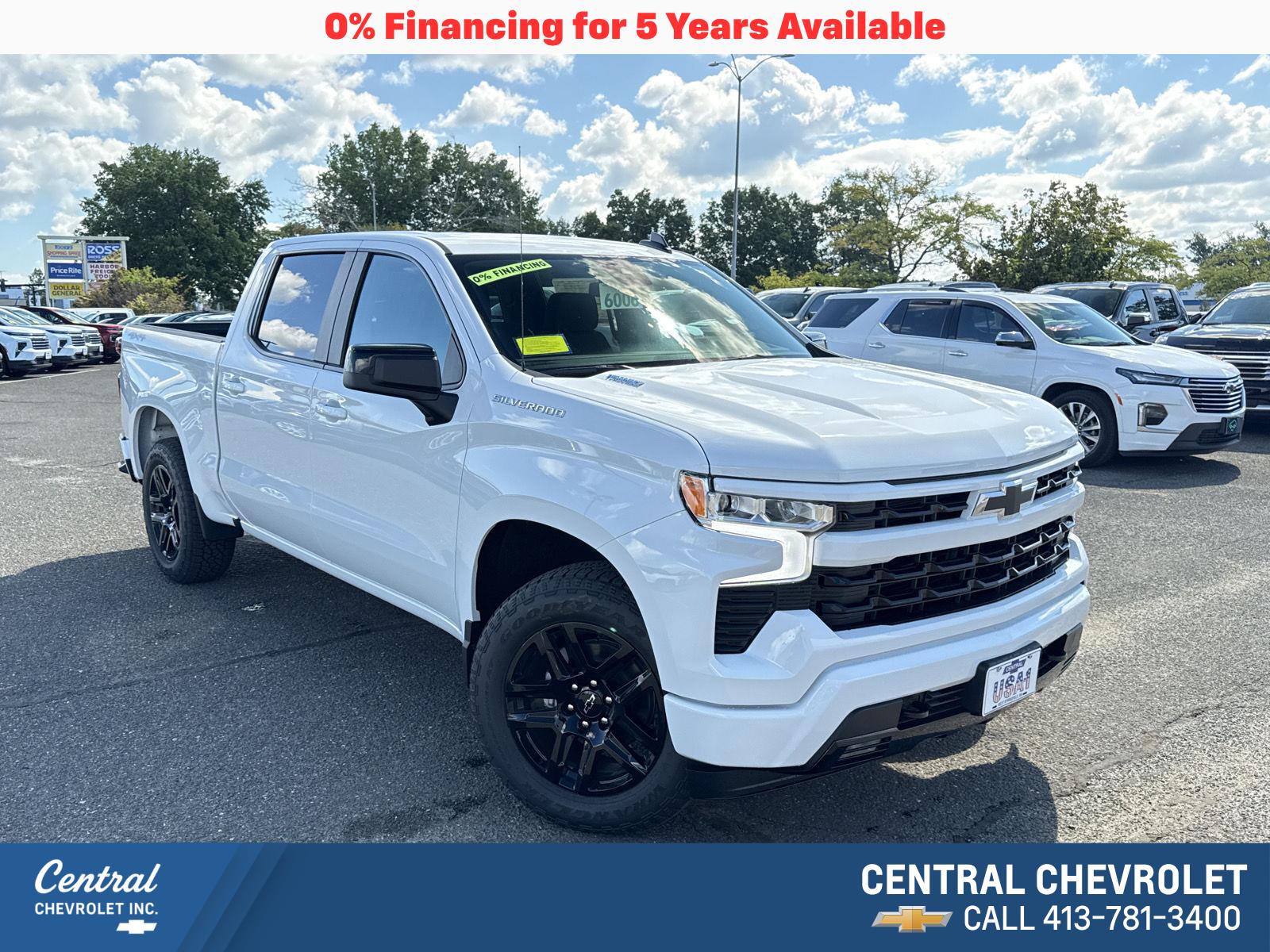 Summit White 2026 Chevrolet Silverado 1500 Pickup Truck Four-Wheel Drive Automatic