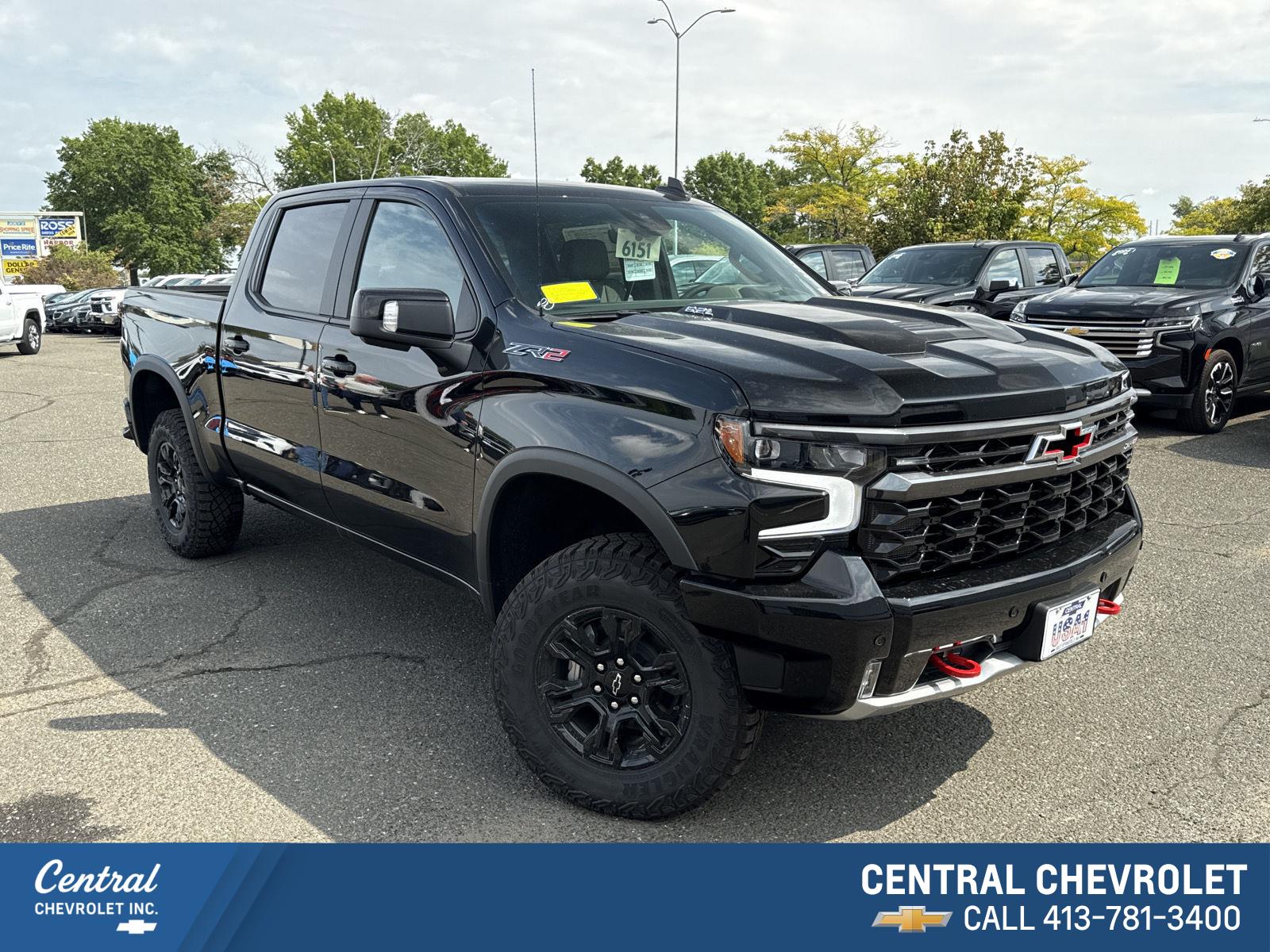 Black 2026 Chevrolet Silverado 1500 Pickup Truck Four-Wheel Drive Automatic