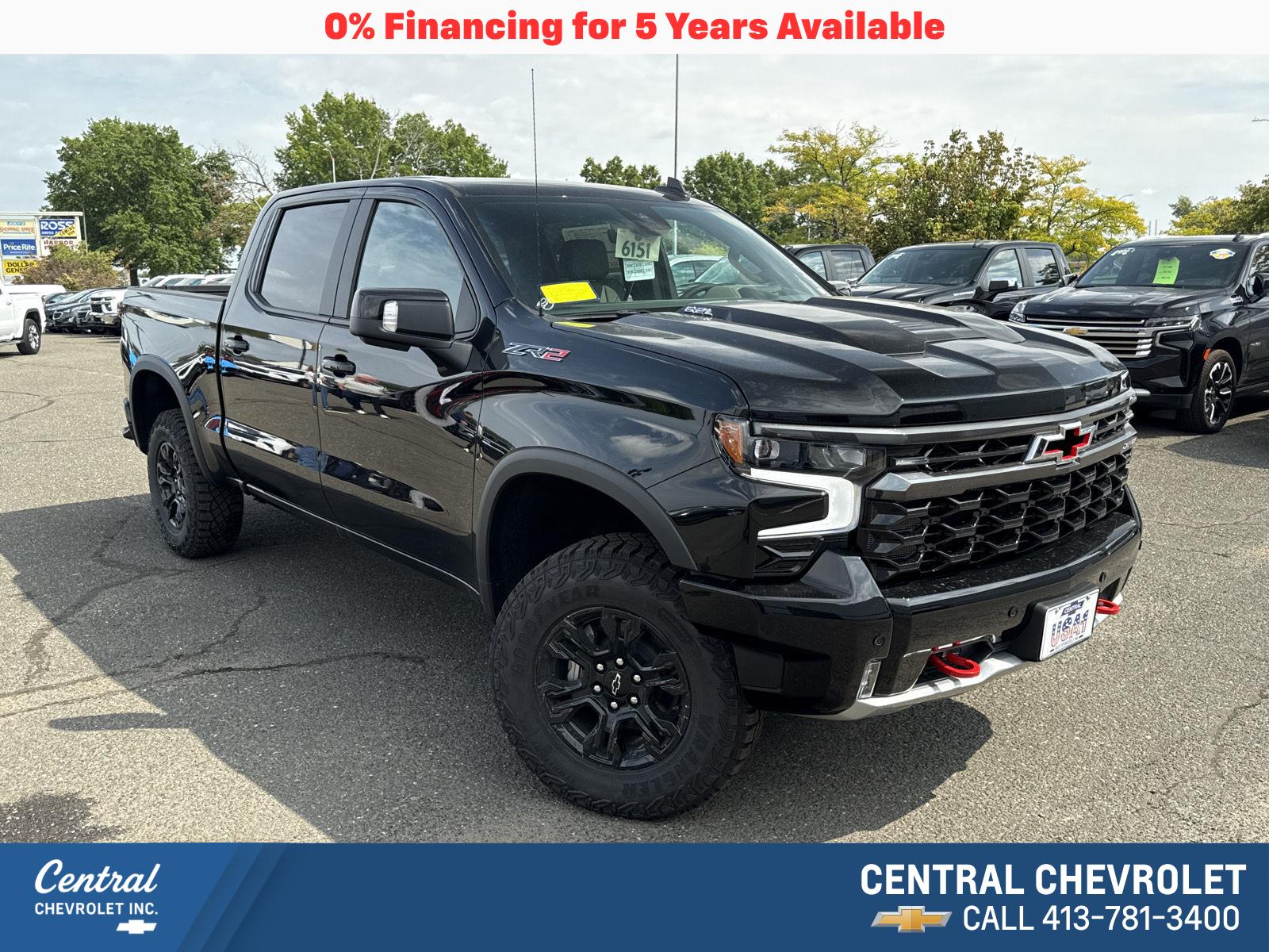 Black 2026 Chevrolet Silverado 1500 Pickup Truck Four-Wheel Drive Automatic