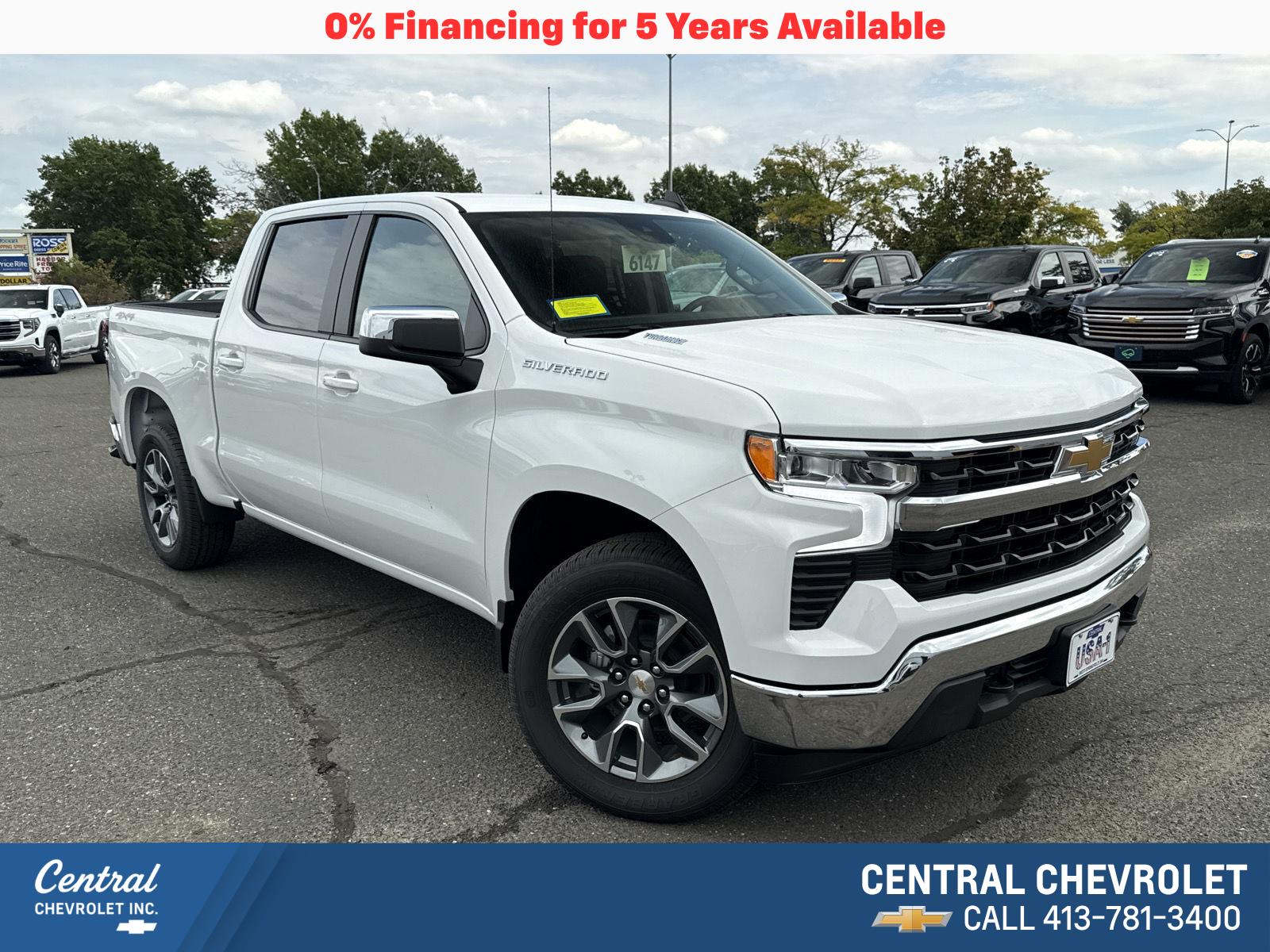 Summit White 2026 Chevrolet Silverado 1500 Pickup Truck Four-Wheel Drive 8-Speed Automatic