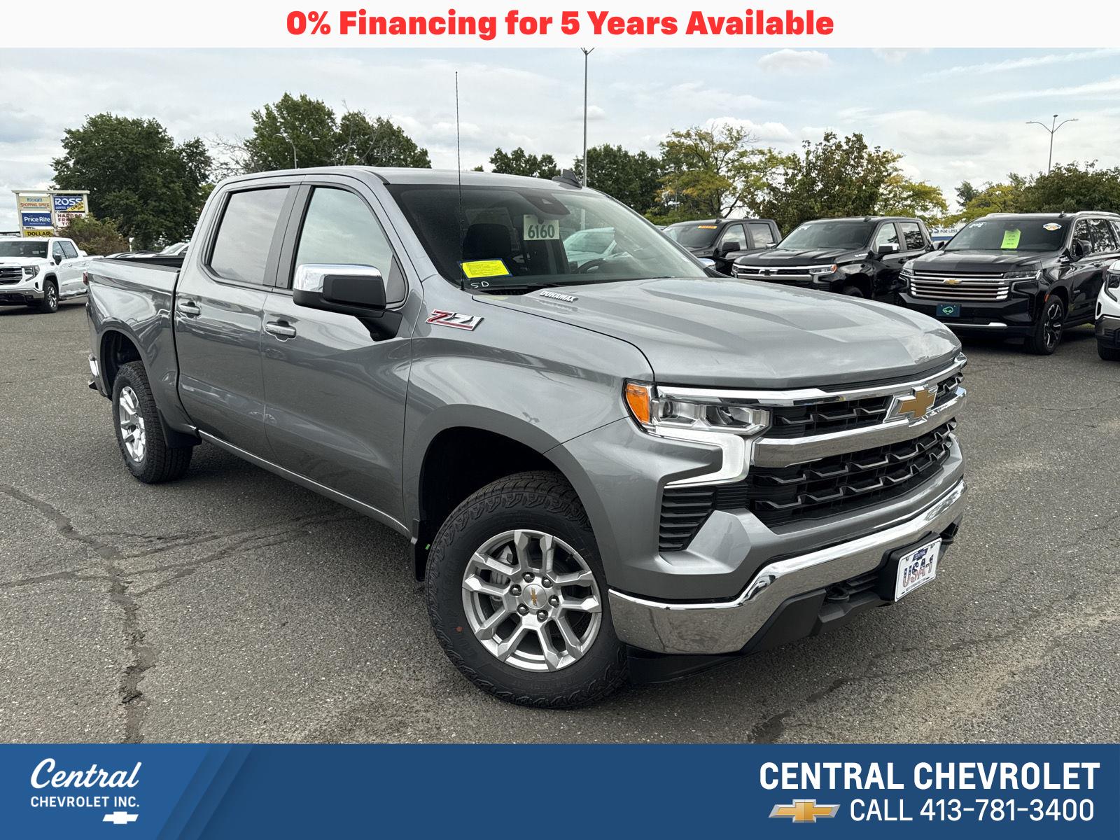 Sterling Gray Metallic 2026 Chevrolet Silverado 1500 Pickup Truck Four-Wheel Drive Automatic