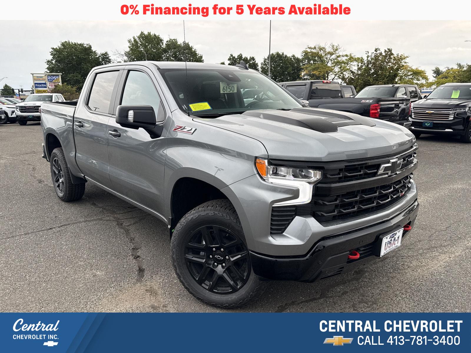 Sterling Gray Metallic 2026 Chevrolet Silverado 1500 Pickup Truck Four-Wheel Drive Automatic