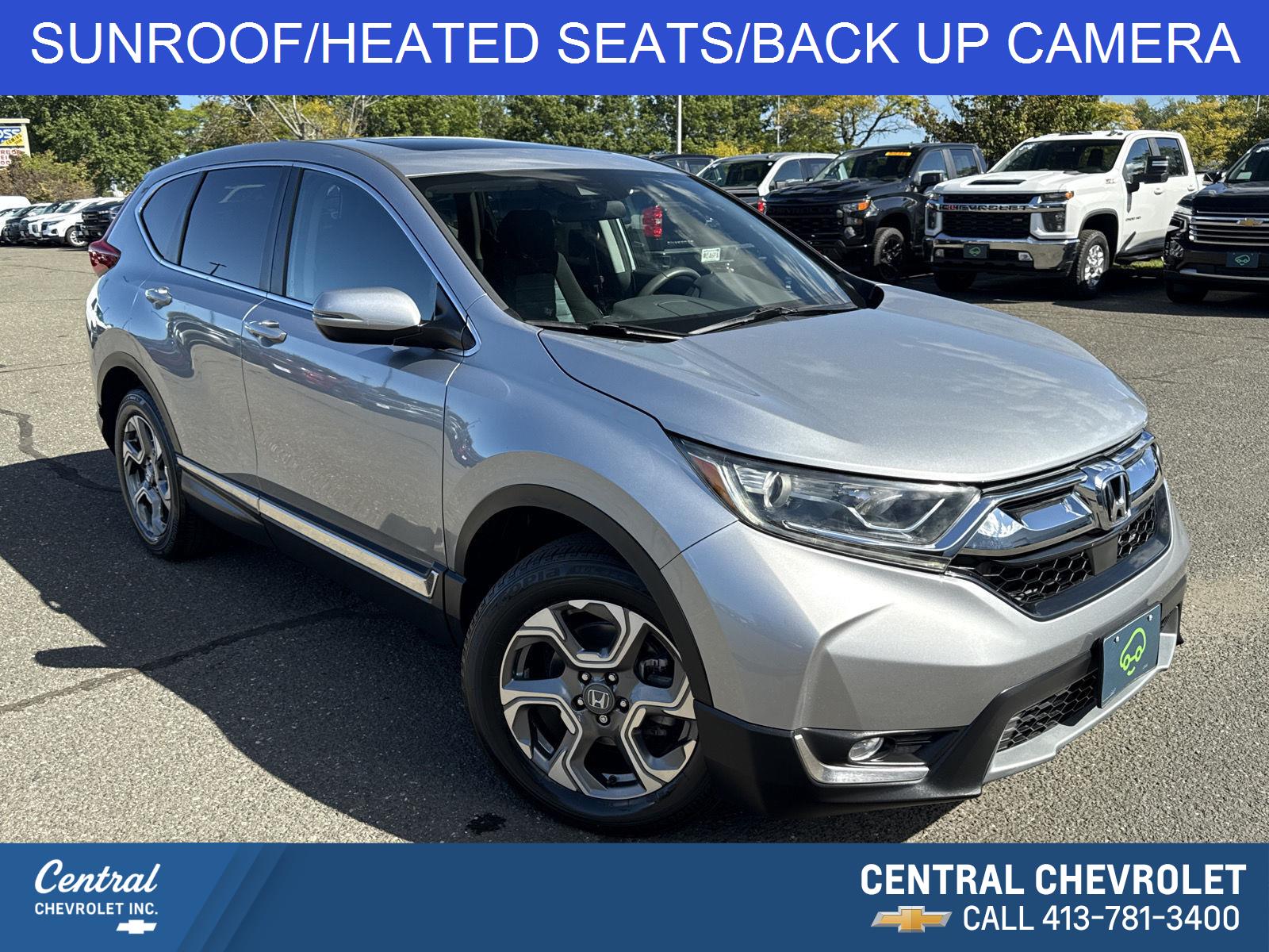 Lunar Silver Metallic 2017 Honda CR-V SUV / Crossover All-Wheel Drive Continuously Variable Transmission