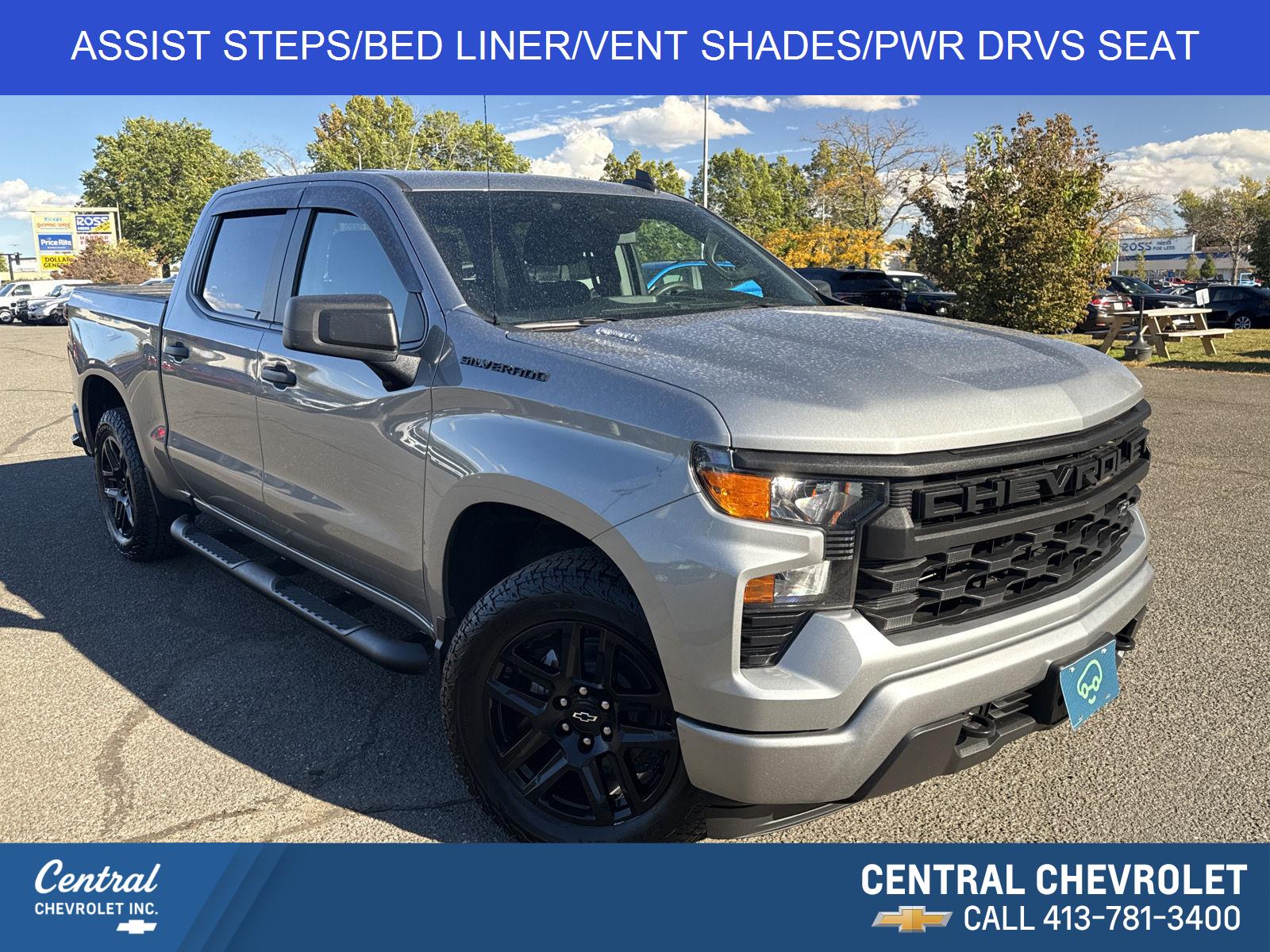 Sterling Gray Metallic 2024 Chevrolet Silverado 1500 Pickup Truck Four-Wheel Drive 8-Speed Automatic
