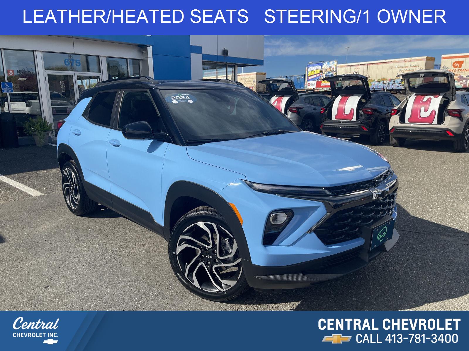Fountain Blue 2024 Chevrolet Trailblazer SUV / Crossover Four-Wheel Drive 9-Speed Automatic