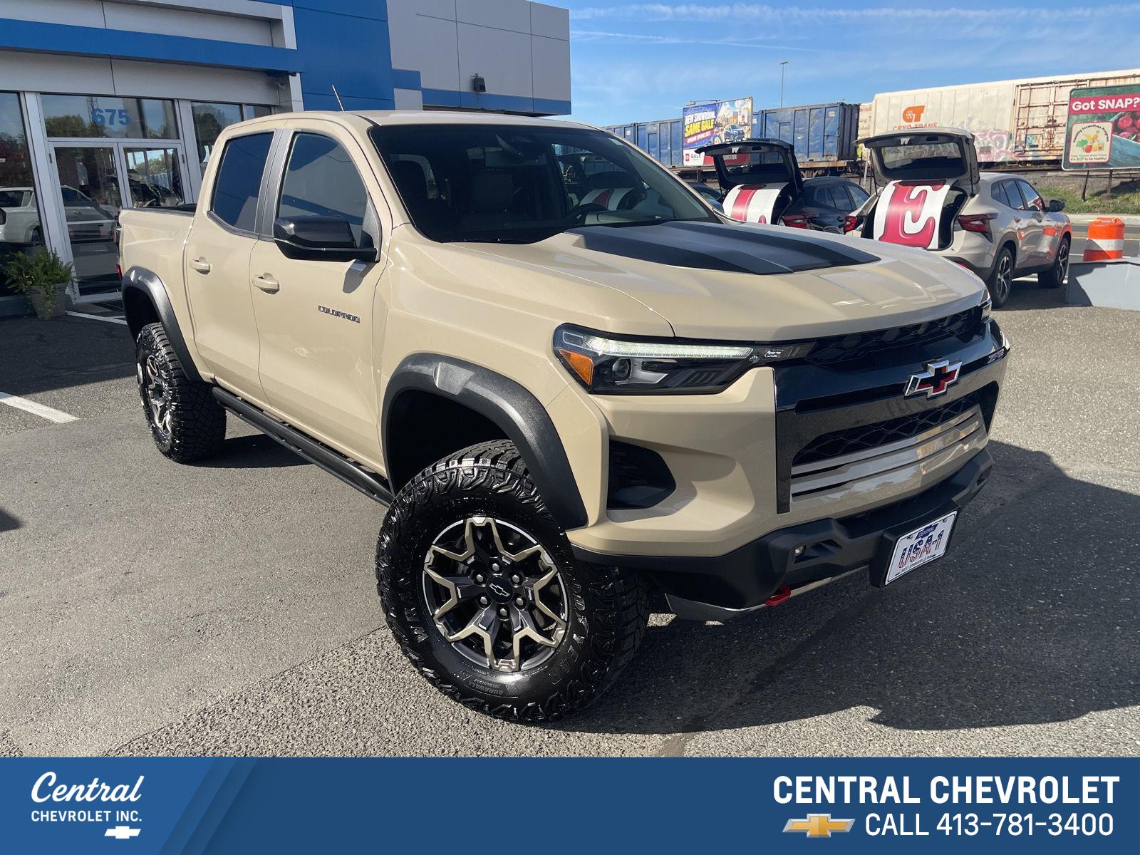 Harvest Bronze Metallic 2023 Chevrolet Colorado Pickup Truck Four-Wheel Drive 8-Speed Automatic