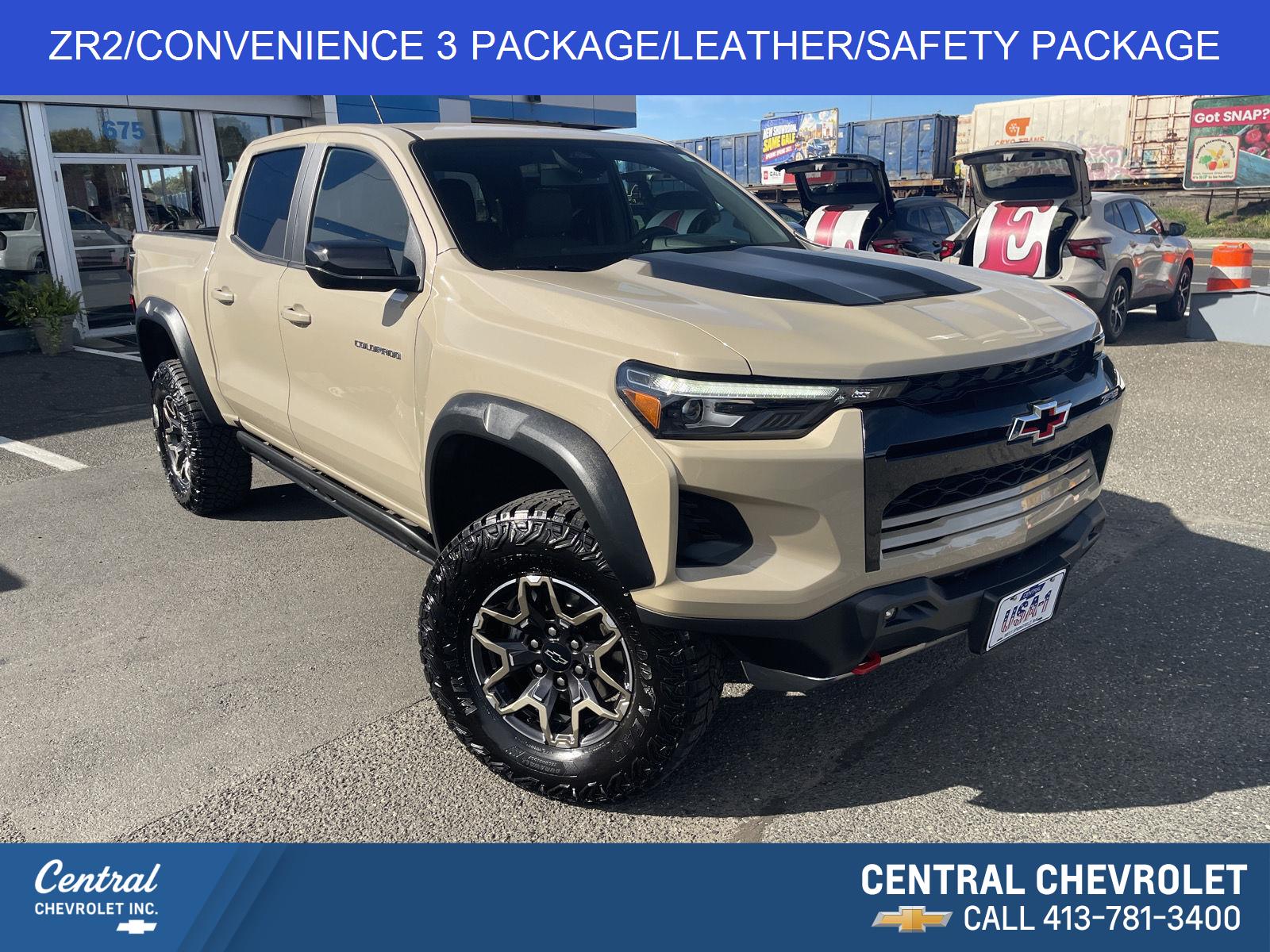 Harvest Bronze Metallic 2023 Chevrolet Colorado Pickup Truck Four-Wheel Drive 8-Speed Automatic
