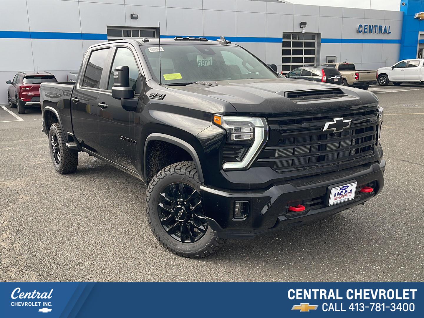 Black 2026 Chevrolet Silverado 2500HD Pickup Truck Four-Wheel Drive Automatic