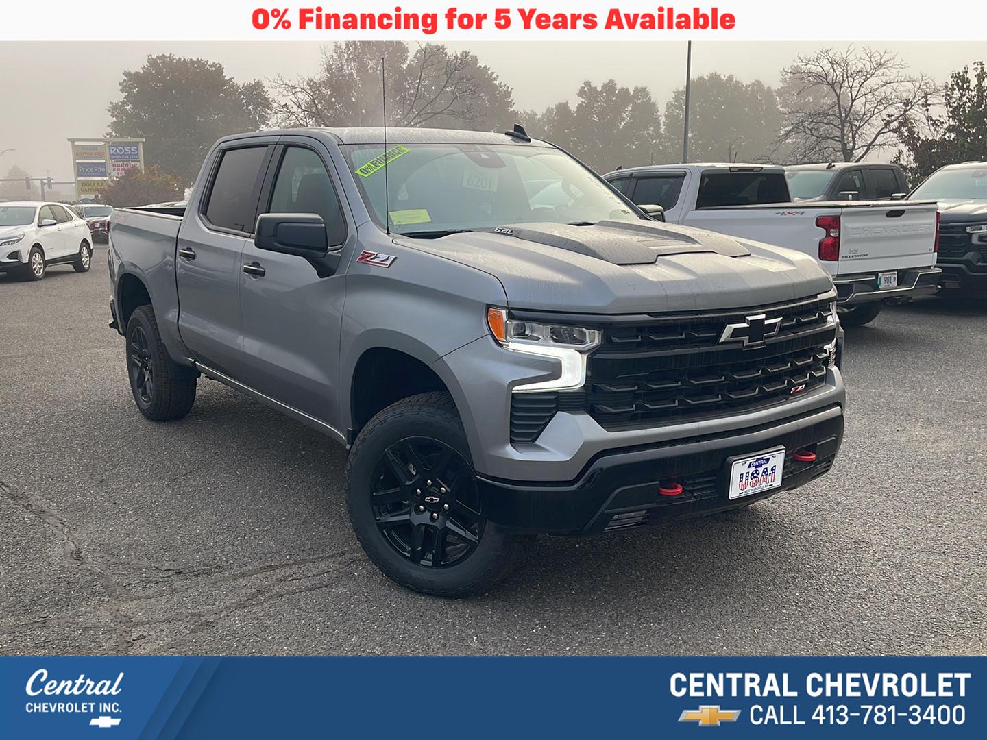 Sterling Gray Metallic 2026 Chevrolet Silverado 1500 Pickup Truck Four-Wheel Drive Automatic