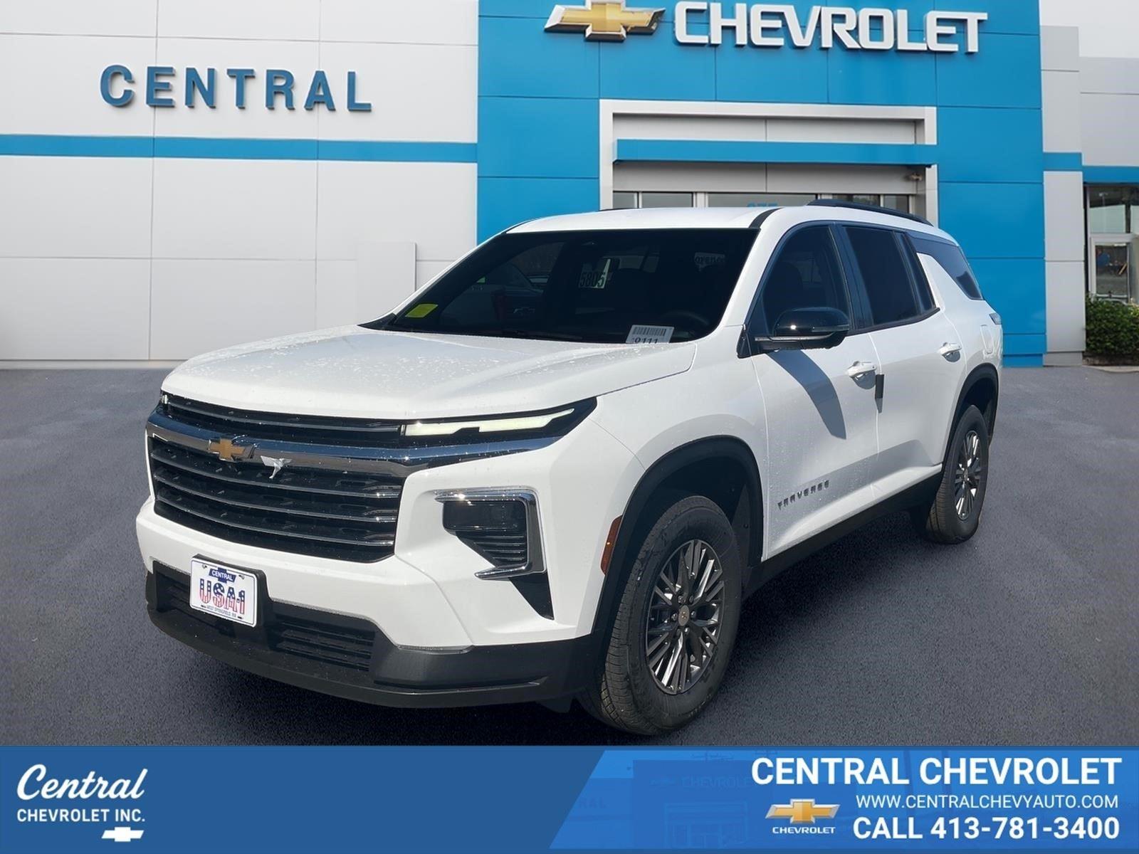 Summit White 2026 Chevrolet Traverse SUV / Crossover Four-Wheel Drive Automatic