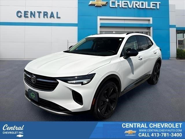 Summit White 2023 Buick Envision SUV / Crossover All-Wheel Drive 9-Speed Automatic