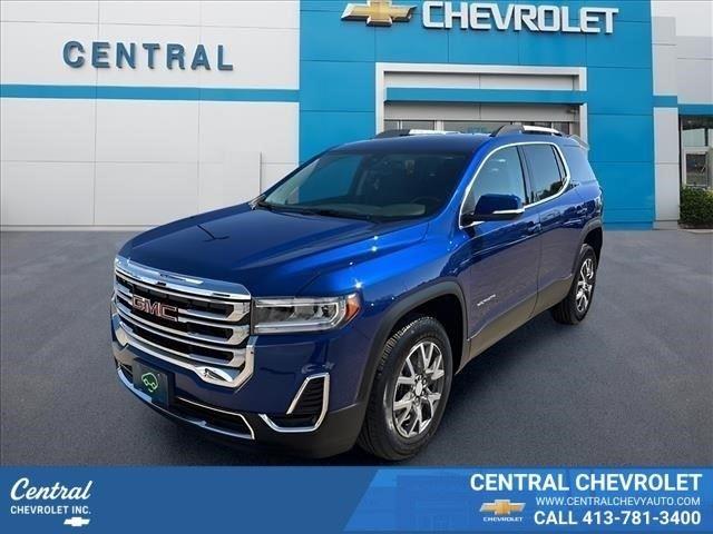Ultra Blue Metallic 2023 GMC Acadia SUV / Crossover Four-Wheel Drive Automatic