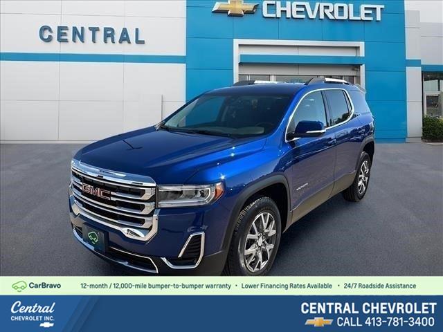 Ultra Blue Metallic 2023 GMC Acadia SUV / Crossover Four-Wheel Drive Automatic