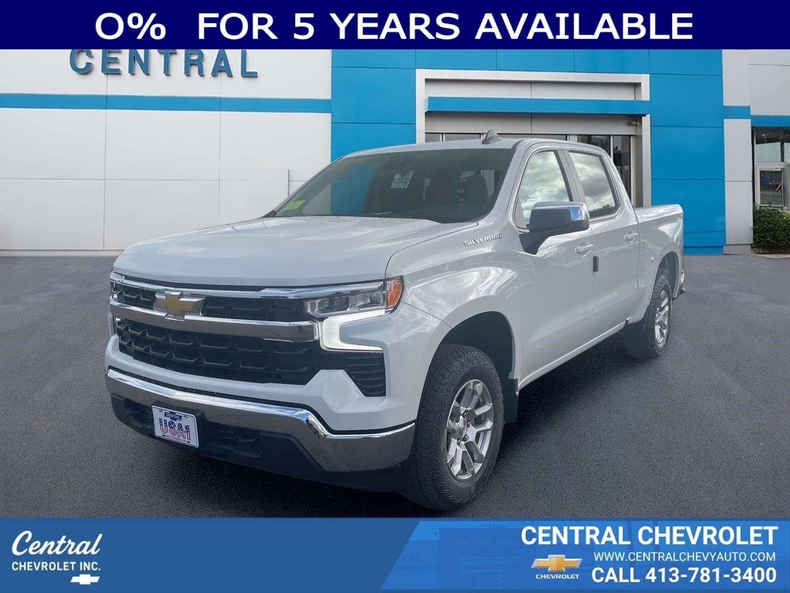 Summit White 2026 Chevrolet Silverado 1500 Pickup Truck Four-Wheel Drive Automatic