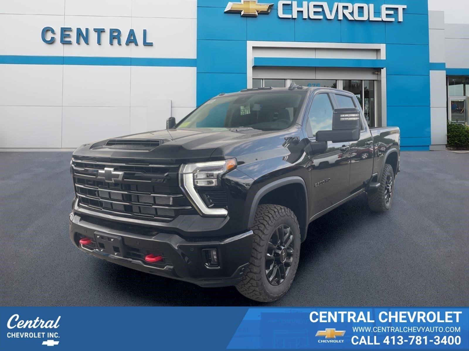 Black 2026 Chevrolet Silverado 2500HD Pickup Truck Four-Wheel Drive Automatic