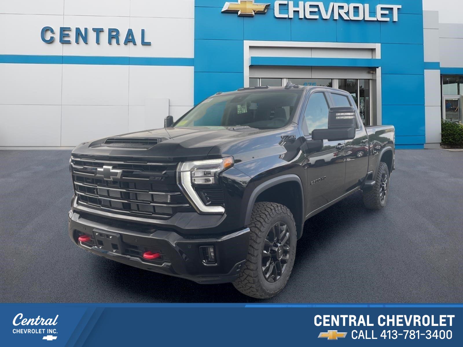 Black 2026 Chevrolet Silverado 2500HD Pickup Truck Four-Wheel Drive Automatic