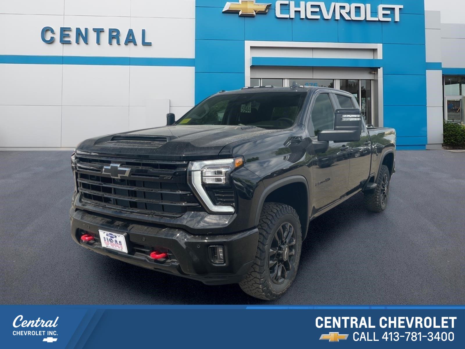 Black 2026 Chevrolet Silverado 2500HD Pickup Truck Four-Wheel Drive Automatic