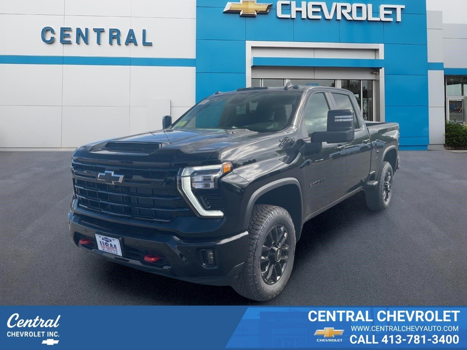 Black 2026 Chevrolet Silverado 2500HD Pickup Truck Four-Wheel Drive Automatic