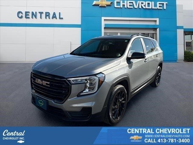 Sterling Metallic 2023 GMC Terrain SUV / Crossover All-Wheel Drive Automatic
