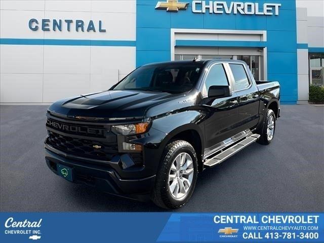 Black 2022 Chevrolet Silverado 1500 Pickup Truck Four-Wheel Drive Automatic