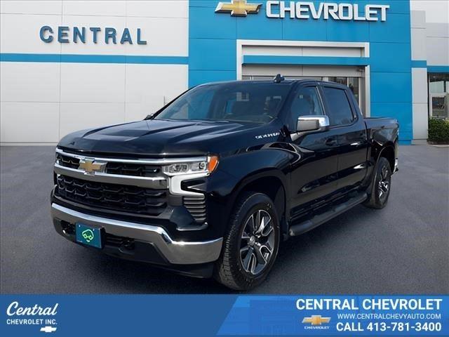 Black 2022 Chevrolet Silverado 1500 Pickup Truck Four-Wheel Drive Automatic