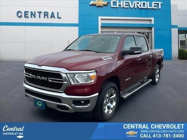 Delmonico Red Pearlcoat 2022 RAM 1500 Pickup Truck Four-Wheel Drive