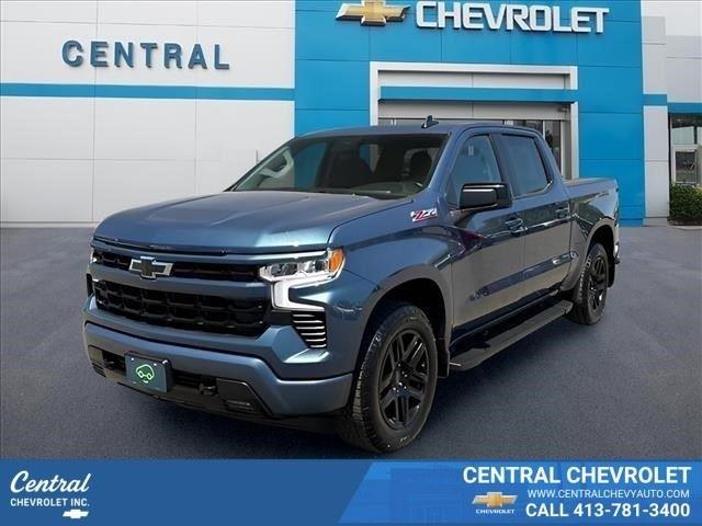 Lakeshore Blue Metallic 2024 Chevrolet Silverado 1500 Pickup Truck Four-Wheel Drive Automatic
