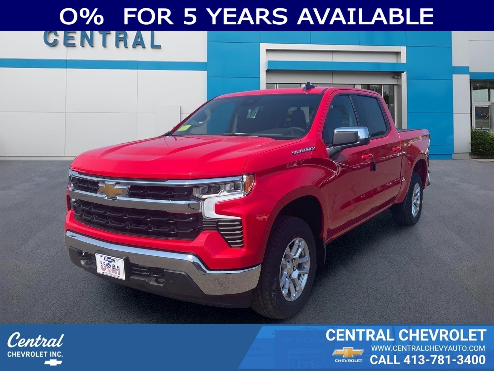 Red Hot 2026 Chevrolet Silverado 1500 Pickup Truck Four-Wheel Drive Automatic