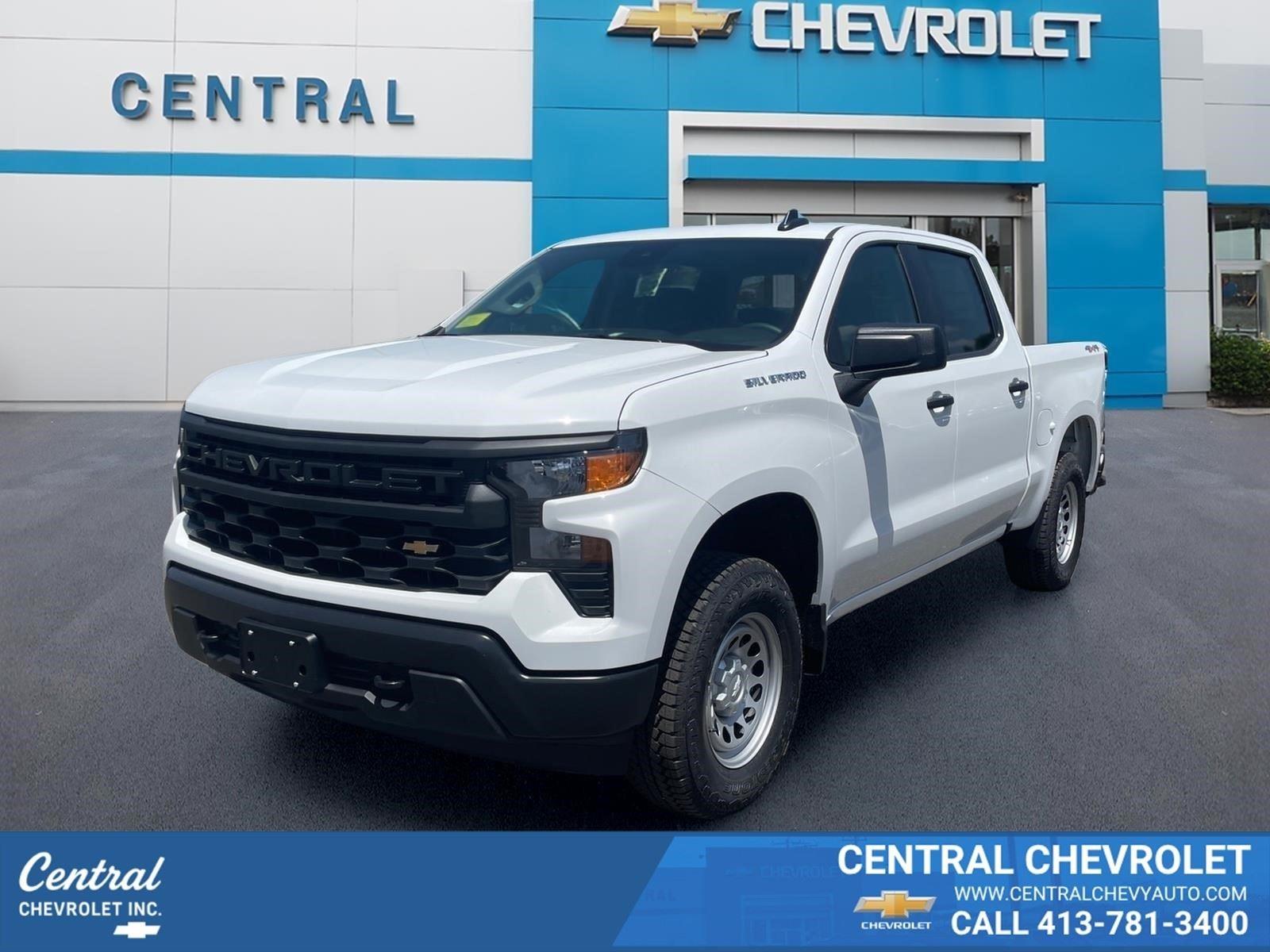 Summit White 2026 Chevrolet Silverado 1500 Pickup Truck Four-Wheel Drive Automatic