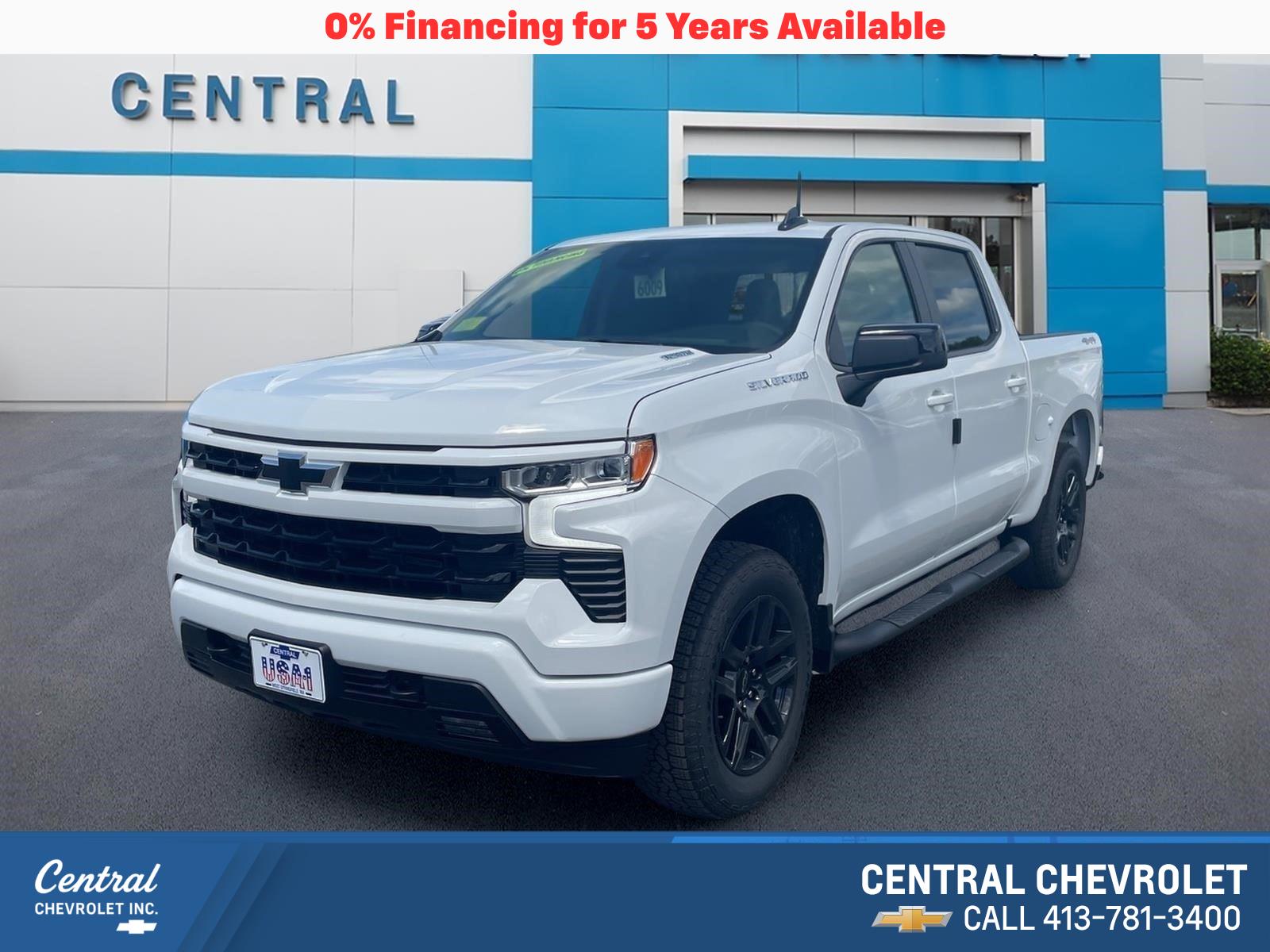 Summit White 2026 Chevrolet Silverado 1500 Pickup Truck Four-Wheel Drive Automatic