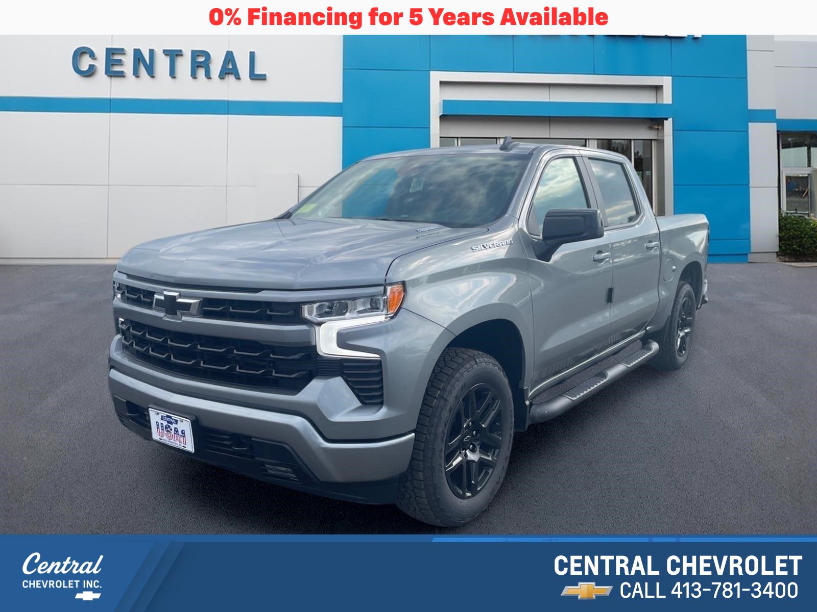 Sterling Gray Metallic 2026 Chevrolet Silverado 1500 Pickup Truck Four-Wheel Drive Automatic