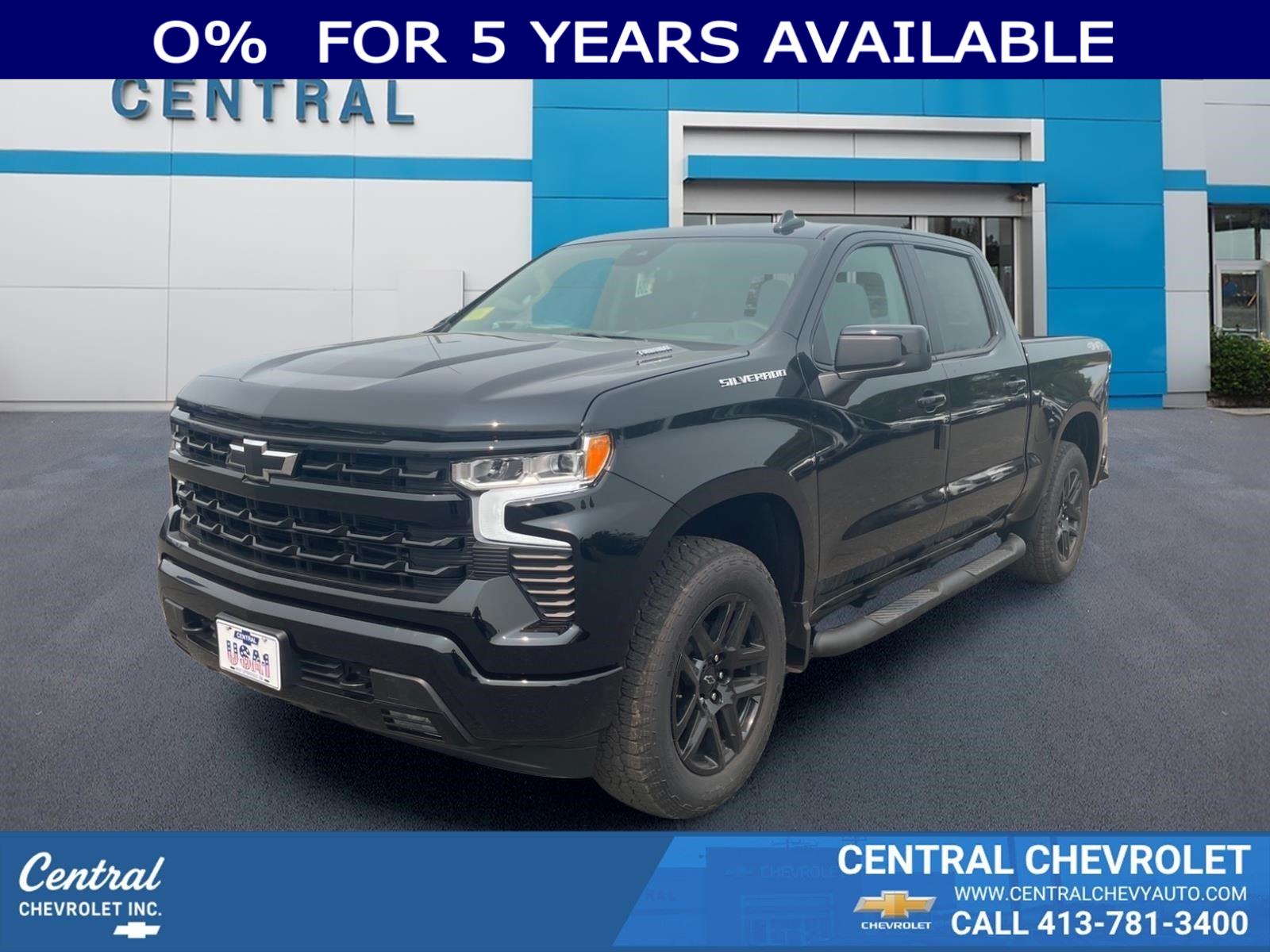 Black 2026 Chevrolet Silverado 1500 Pickup Truck Four-Wheel Drive Automatic