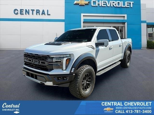 Space White 2025 Ford F-150 Pickup Truck Four-Wheel Drive Automatic