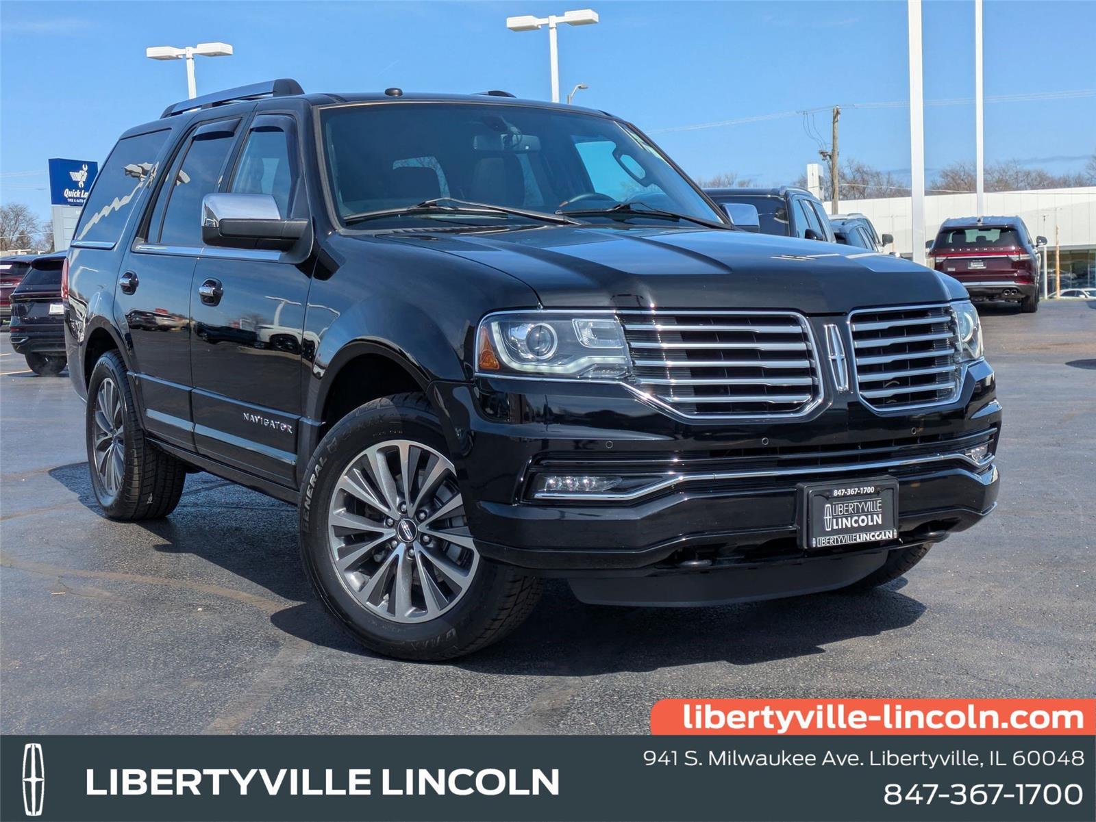 Black Velvet 2017 Lincoln Navigator Select 4WD SUV / Crossover Four-Wheel Drive 6-Speed Automatic