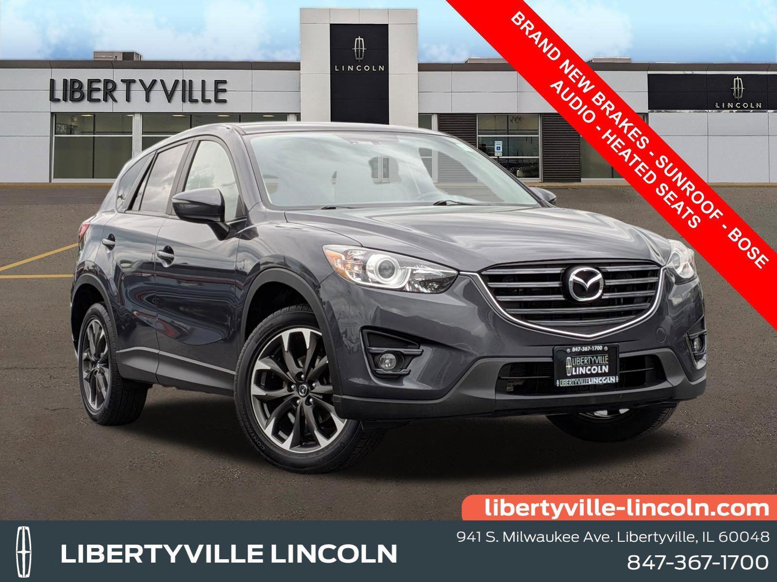 Meteor Gray Mica 2016 Mazda CX-5 Grand Touring AWD SUV / Crossover All-Wheel Drive Automatic