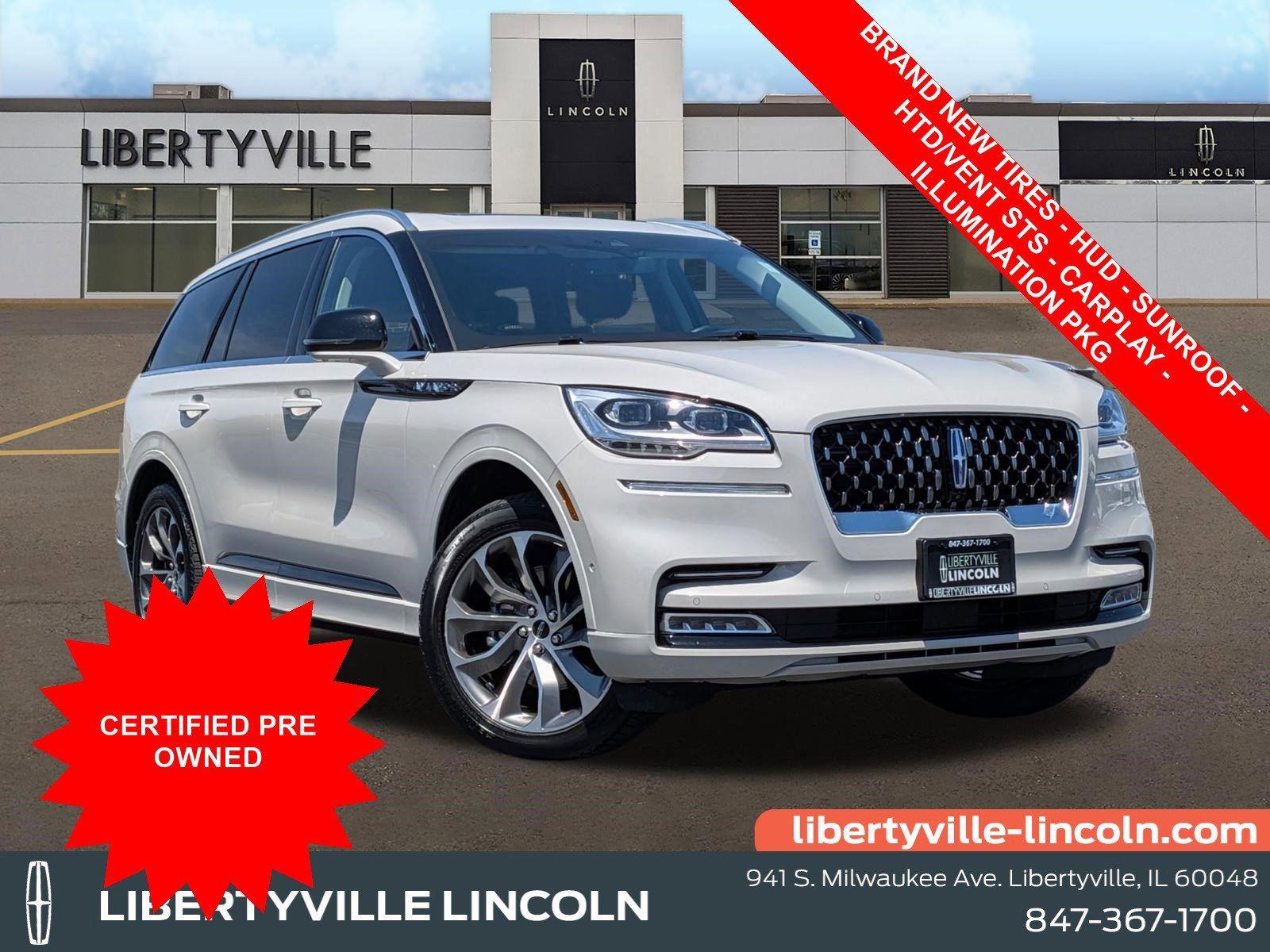 Ceramic Pearl Metallic Tri-Coat 2022 Lincoln Aviator SUV / Crossover All-Wheel Drive Automatic
