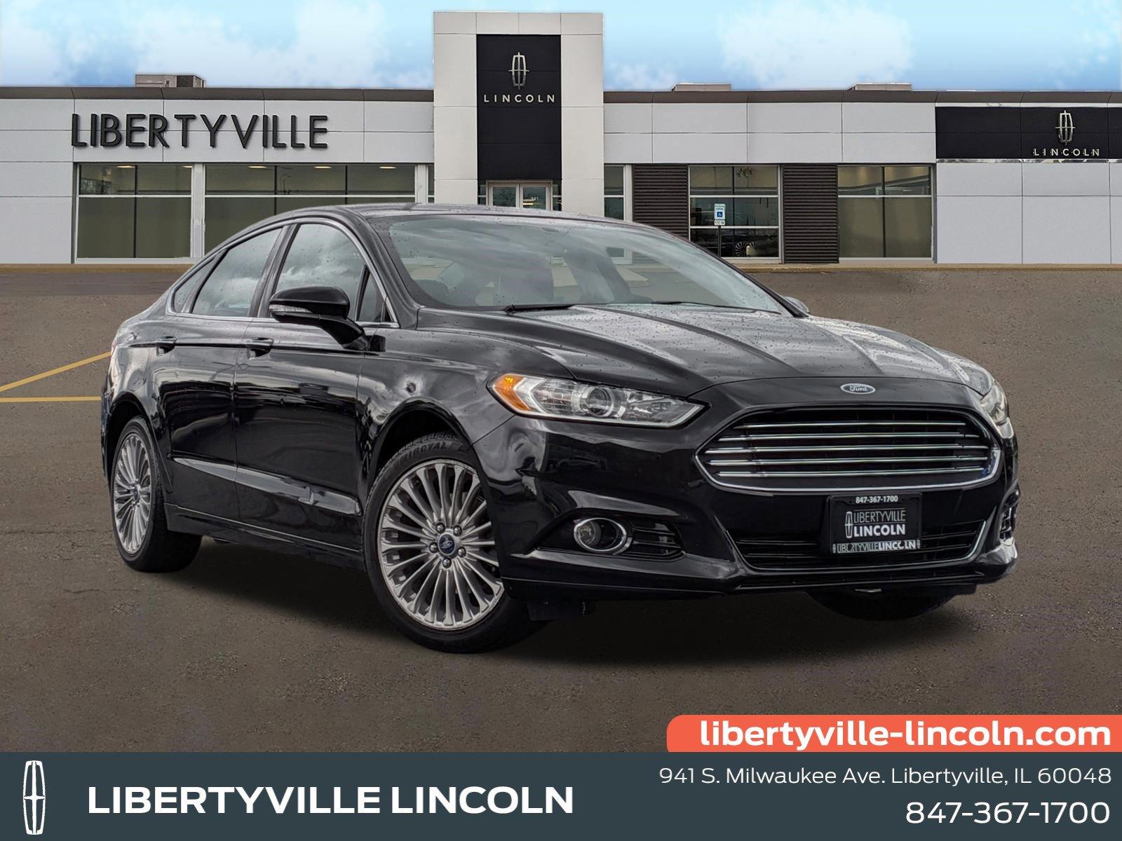 Tuxedo Black Metallic 2013 Ford Fusion Titanium Sedan Front-Wheel Drive 6-Speed Automatic