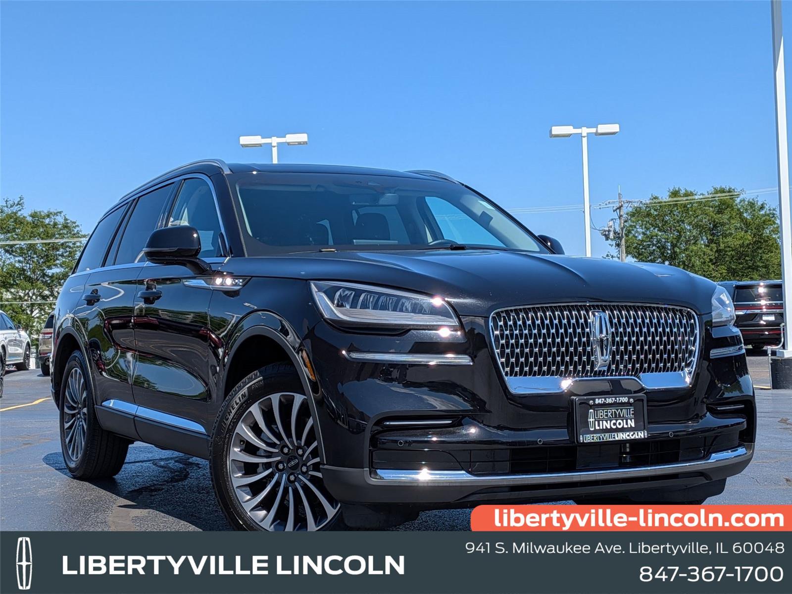 Infinite Black 2023 Lincoln Aviator SUV / Crossover All-Wheel Drive Automatic