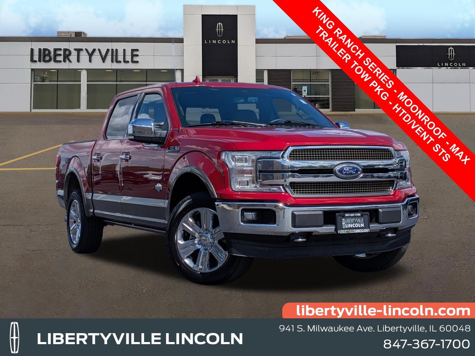 Rapid Red Metallic Tinted Clearcoat/Stone Gray 2020 Ford F-150 Pickup Truck Four-Wheel Drive Automatic