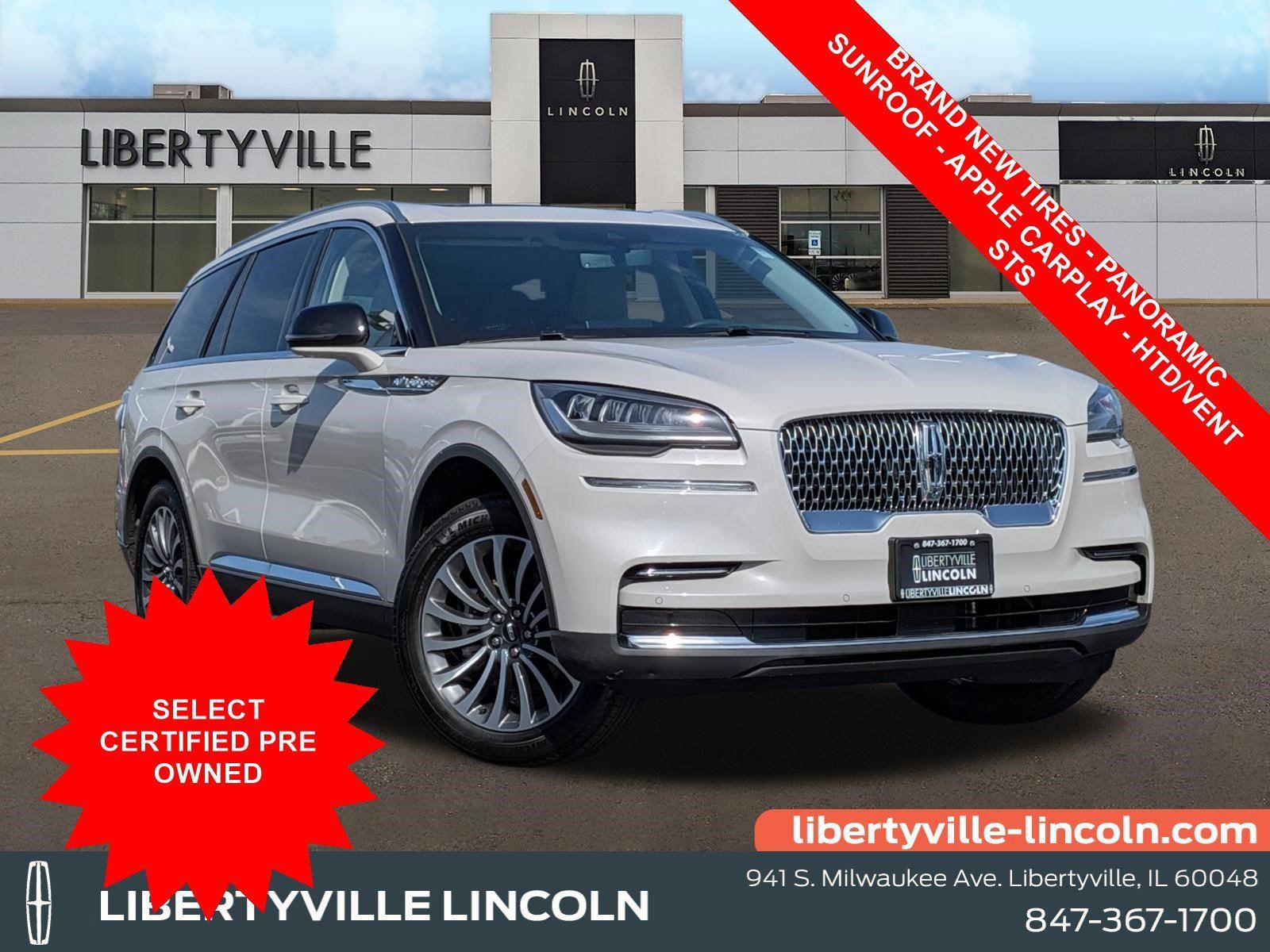 Ceramic Pearl Metallic Tri-Coat 2022 Lincoln Aviator SUV / Crossover All-Wheel Drive Automatic
