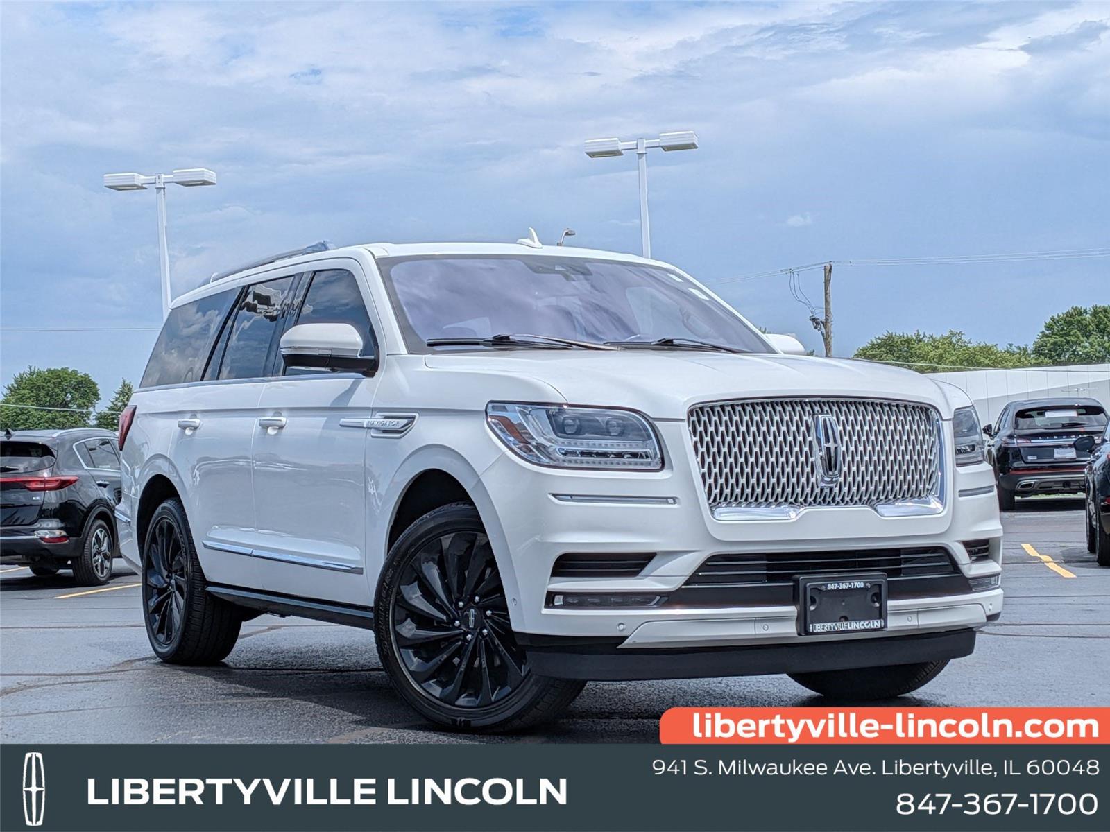 Pristine White 2020 Lincoln Navigator SUV / Crossover Four-Wheel Drive Automatic