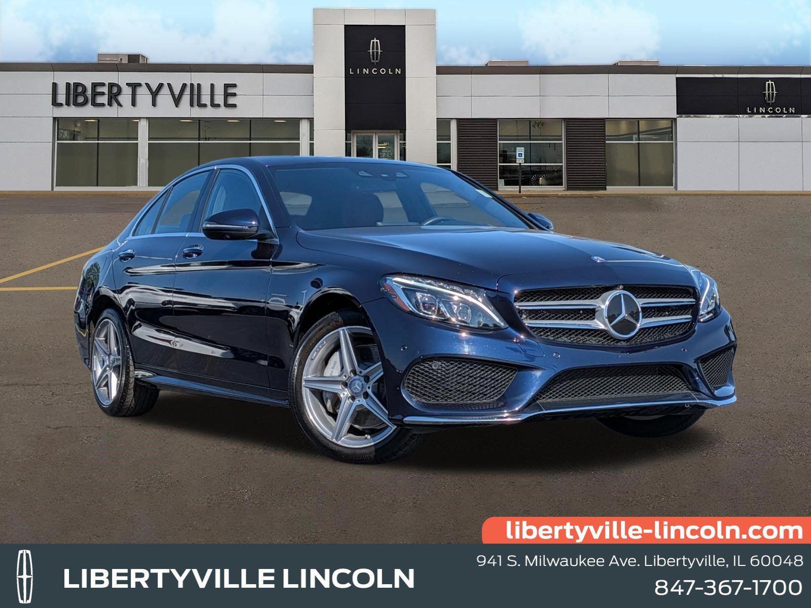 Lunar Blue Metallic 2017 Mercedes-Benz C-Class Sedan All-Wheel Drive Automatic