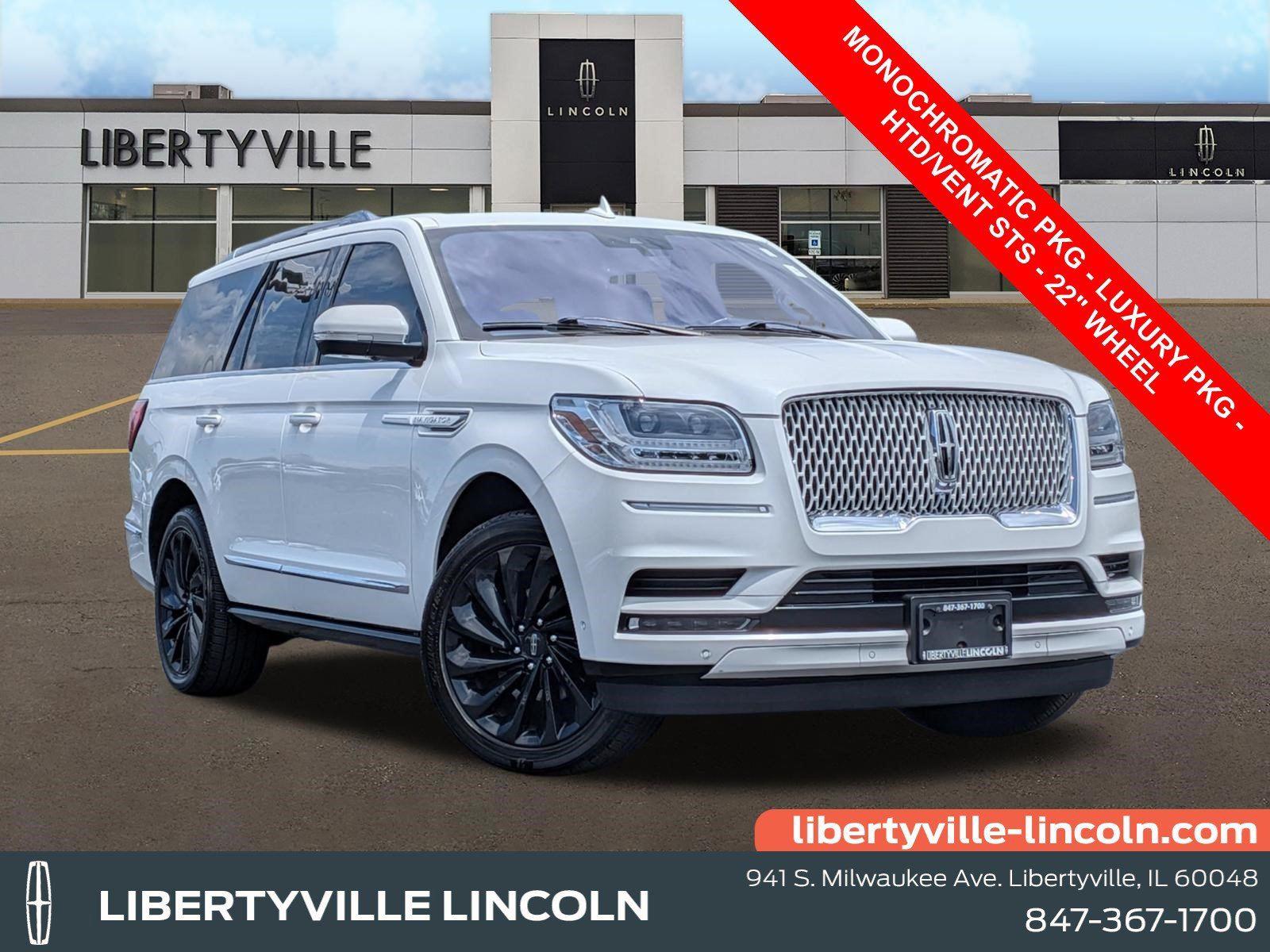 Pristine White 2020 Lincoln Navigator SUV / Crossover Four-Wheel Drive Automatic