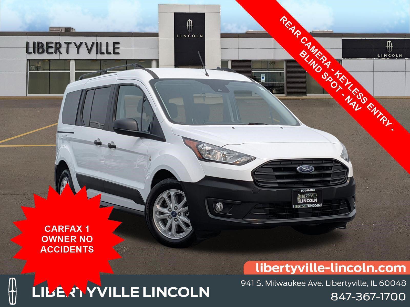 Frozen White 2023 Ford Transit Connect Van Front-Wheel Drive 8-Speed Automatic